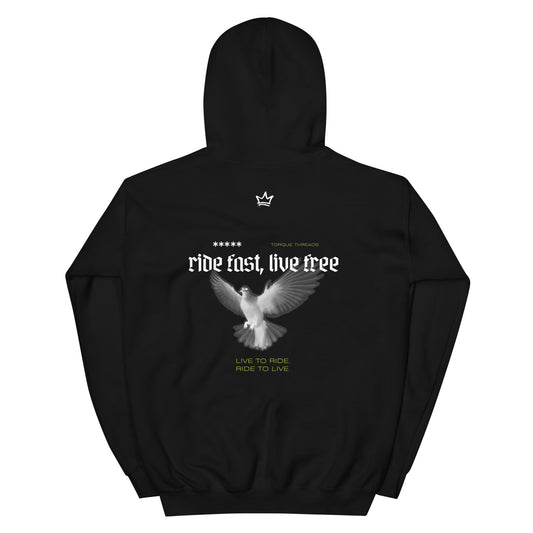 “Ride Fast, Live Free” Dark Colors Hoodie