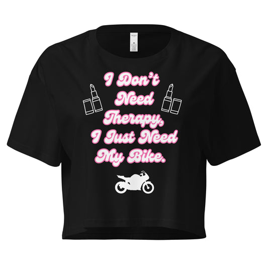 “I Don’t Need Therapy” Dark Colors Crop Top